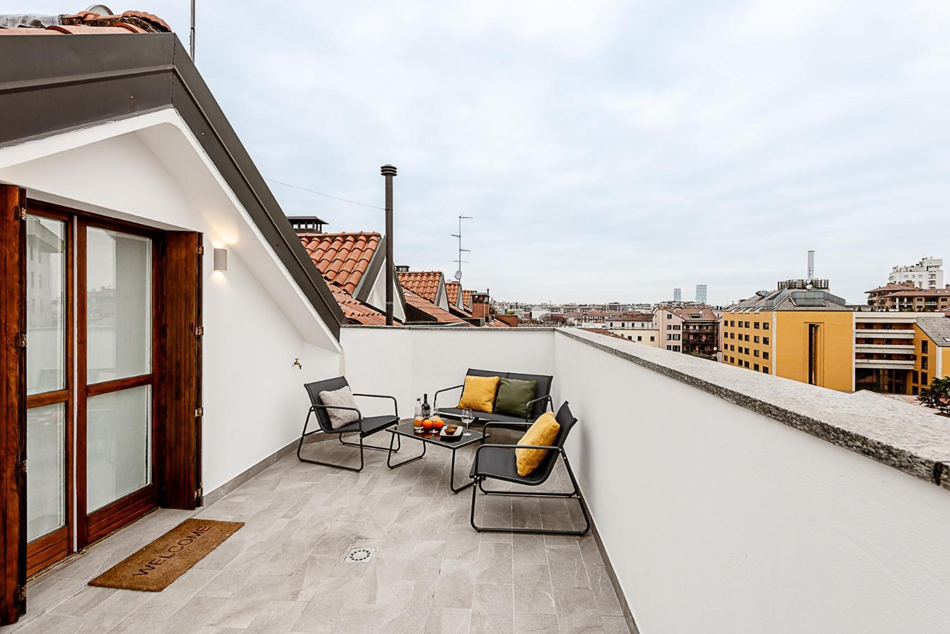 Stayeasy Argelati40 - Penthouse With 2 Bedrooms, 2 Bathrooms And Terrace - Navigli Mailand Exterior foto